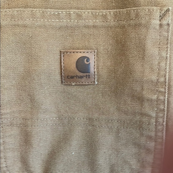 Tan Carhart Pants with Relaxed Fit and Sturdy Cotton - Picture 2 of 5